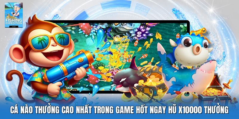 Cá Nào Thưởng Cao Nhất Trong Game Hốt Ngay Hũ X10000 Thưởng