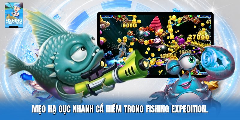 Mẹo hạ gục nhanh cá hiếm trong Fishing Expedition. Mẹo hạ gục nhanh cá hiếm trong Fishing Expedition.