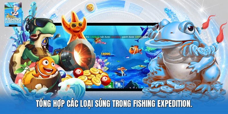 Tổng hợp các loại súng trong fishing expedition